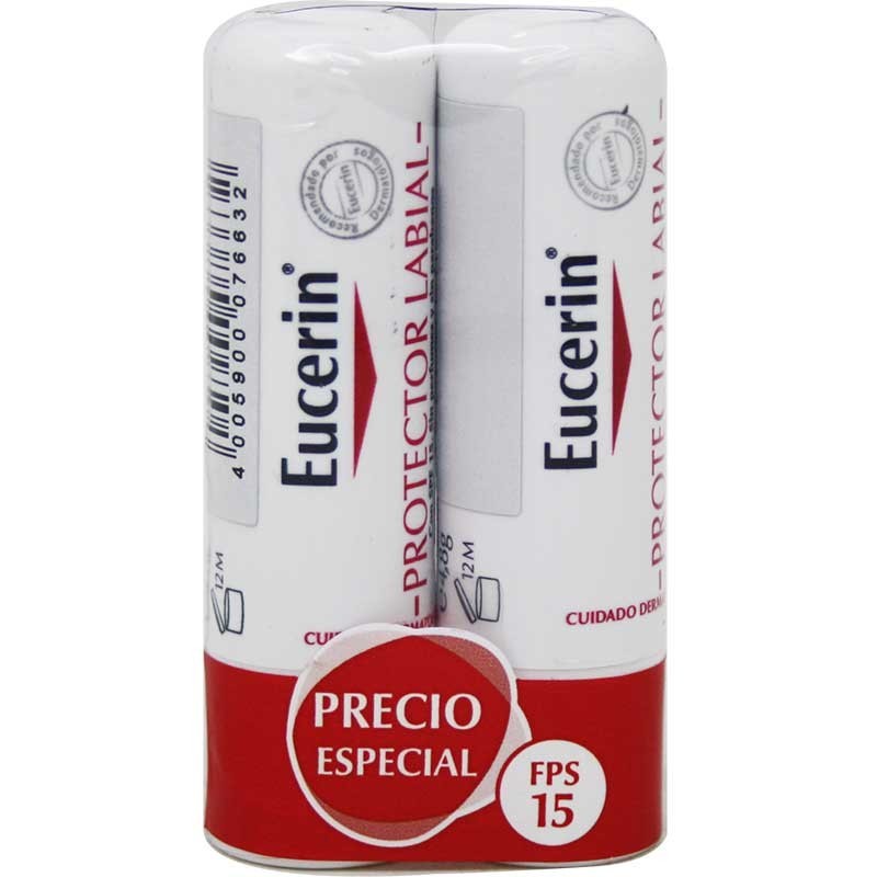 EUCERIN PACK PROTECTOR LABIAL PH5  FPS 15 4,8GR PRECIO ESPECIAL