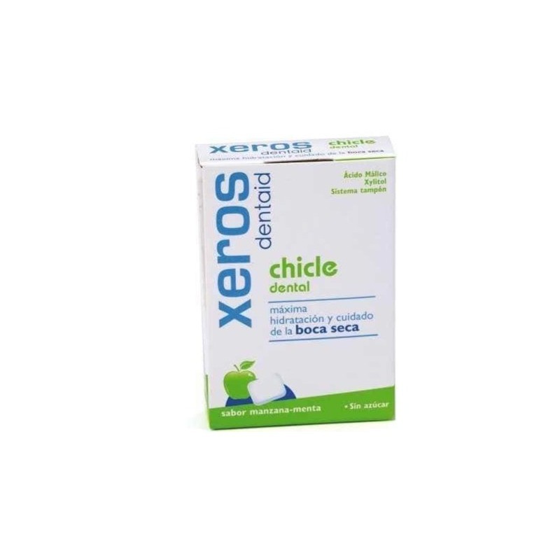 XEROSDENTAID CHICLE DENTAL SABOR MANZANA-MENTA 20 UDS