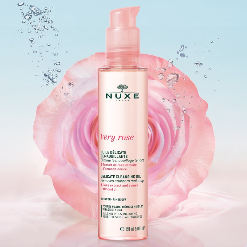 NUXE VERY ROSE DELICATE CLEANSING OIL 150ML