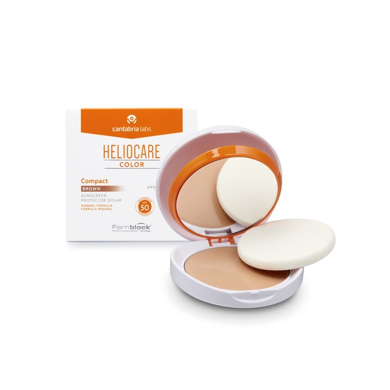 HELIOCARE COMPACTO COLOREADO BROWN SPF 50, 10 g