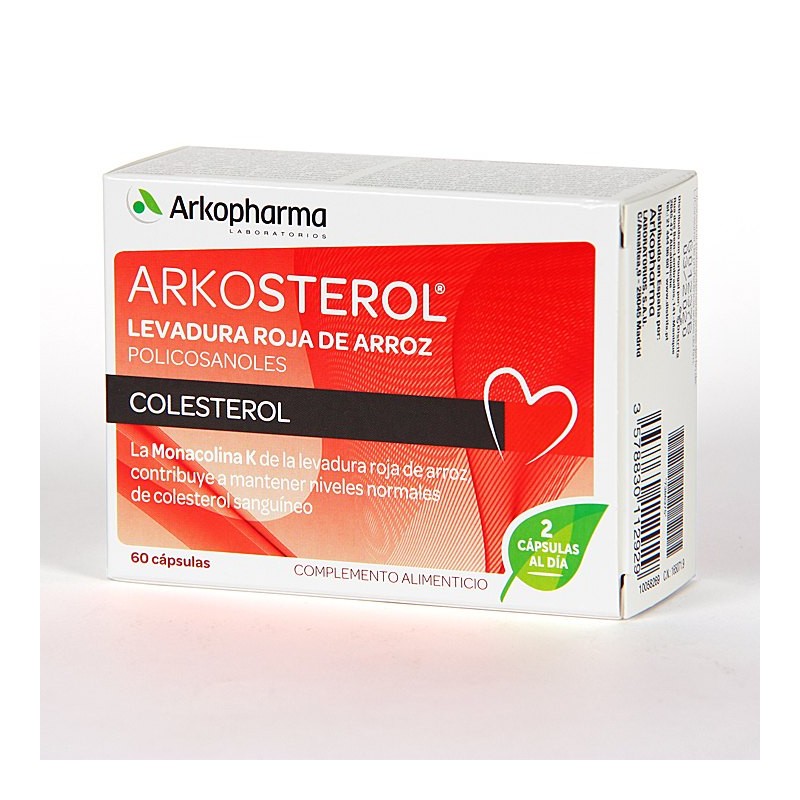 ARKOSTEROL LEVADURA ROJA DE ARROZ - 60 CAPSULAS