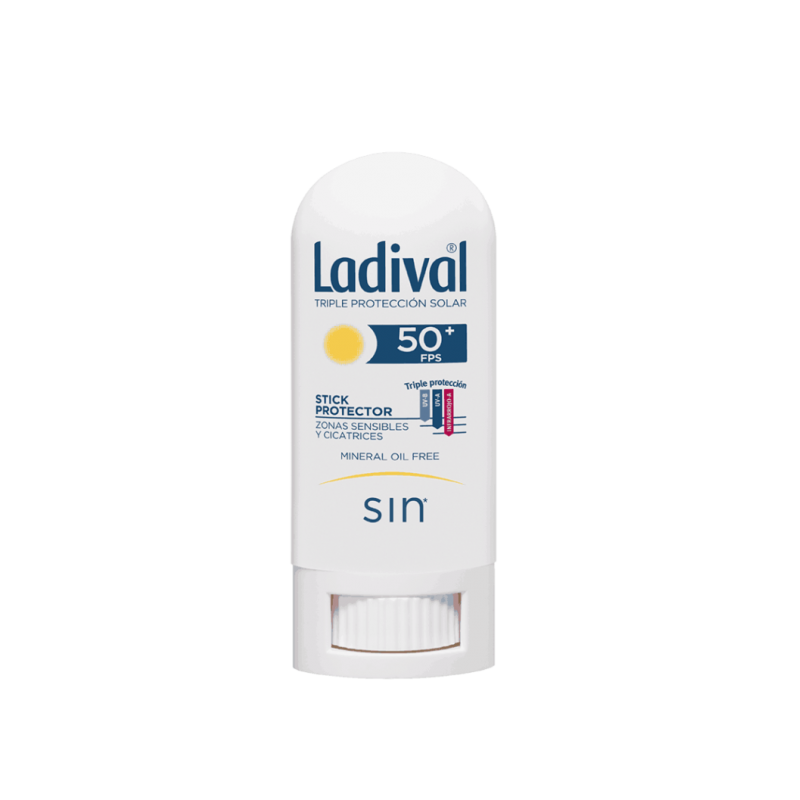 LADIVAL STICK PROTECTOR ZONAS SENSIBLES FPS50 8G