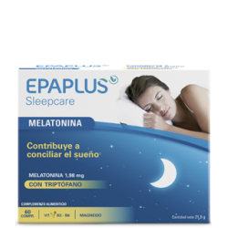 EPAPLUS SLEEPCARE MELATONINA 1,98mg  CON TRIPTÓFANO 60 COMP.