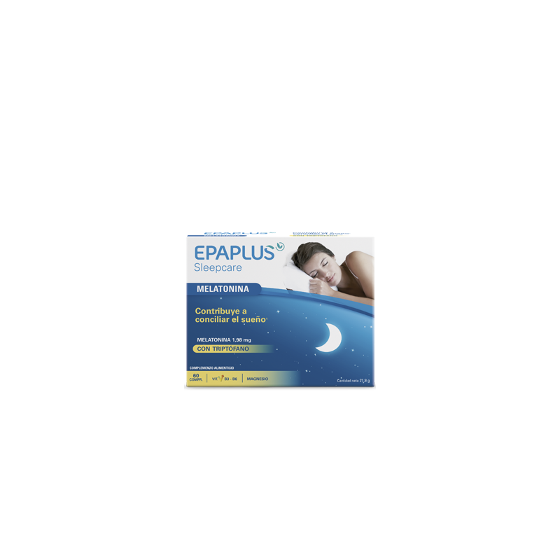 EPAPLUS SLEEPCARE MELATONINA 1,98mg  CON TRIPTÓFANO 60 COMP.