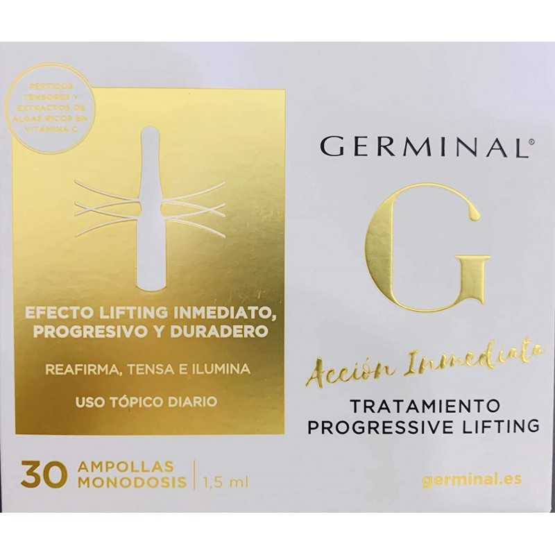 GERMINAL ACCION INMEDIATA TRATAMIENTO PROGRESSIVE LIFTING 30 AMPOLLAS 1.5mL