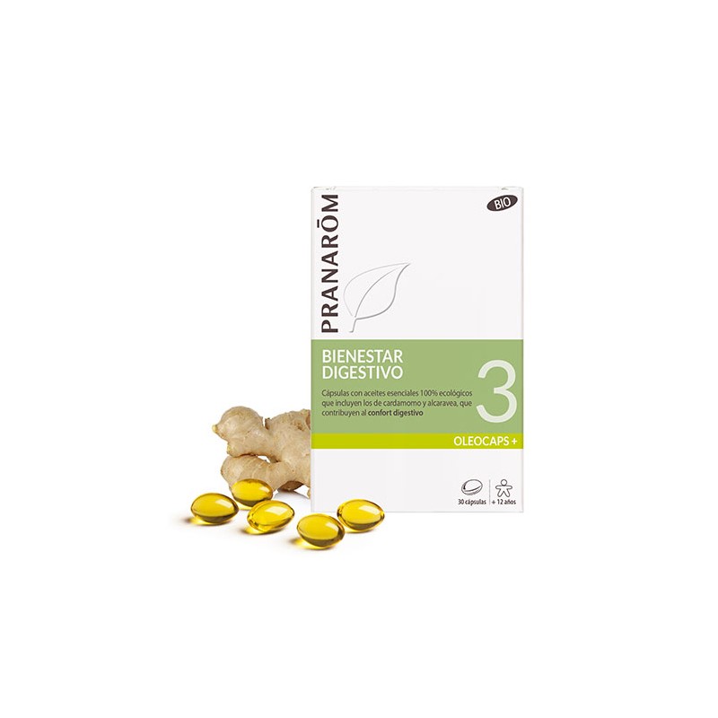 PRANAROM OLEOCAPS CAPSULAS DIGESTION Y TRANSITO INTESTINAL  30CAPS