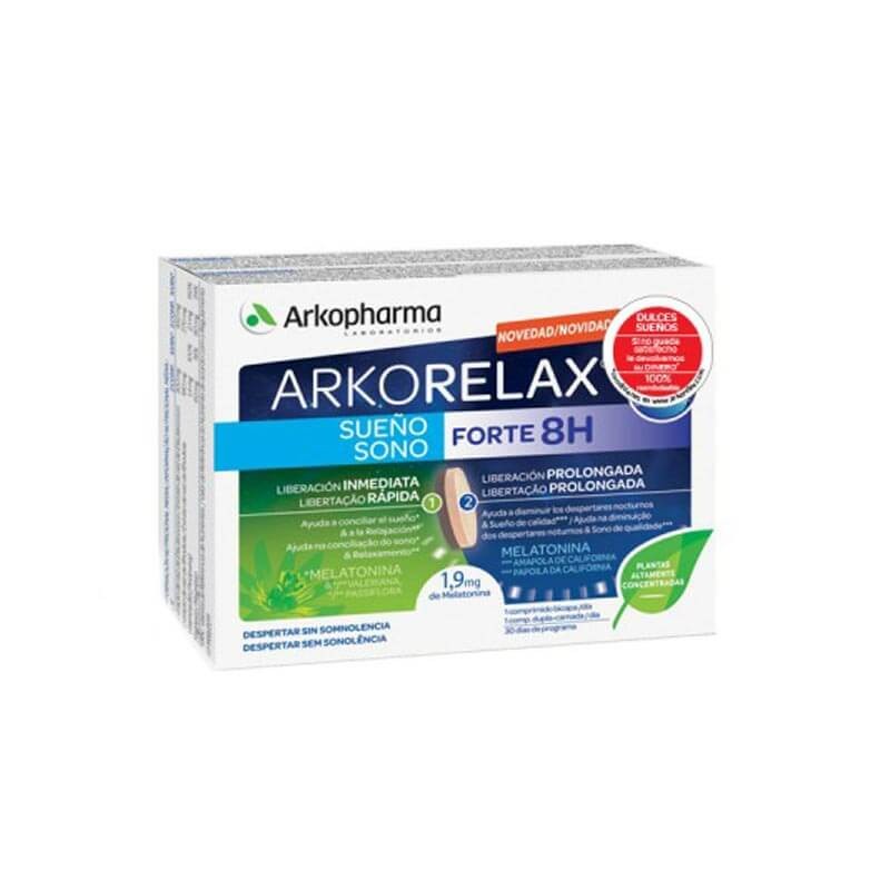 ARKORELAX SUEÑO CRONOLIBERACION 30 COMPRIMIDOS