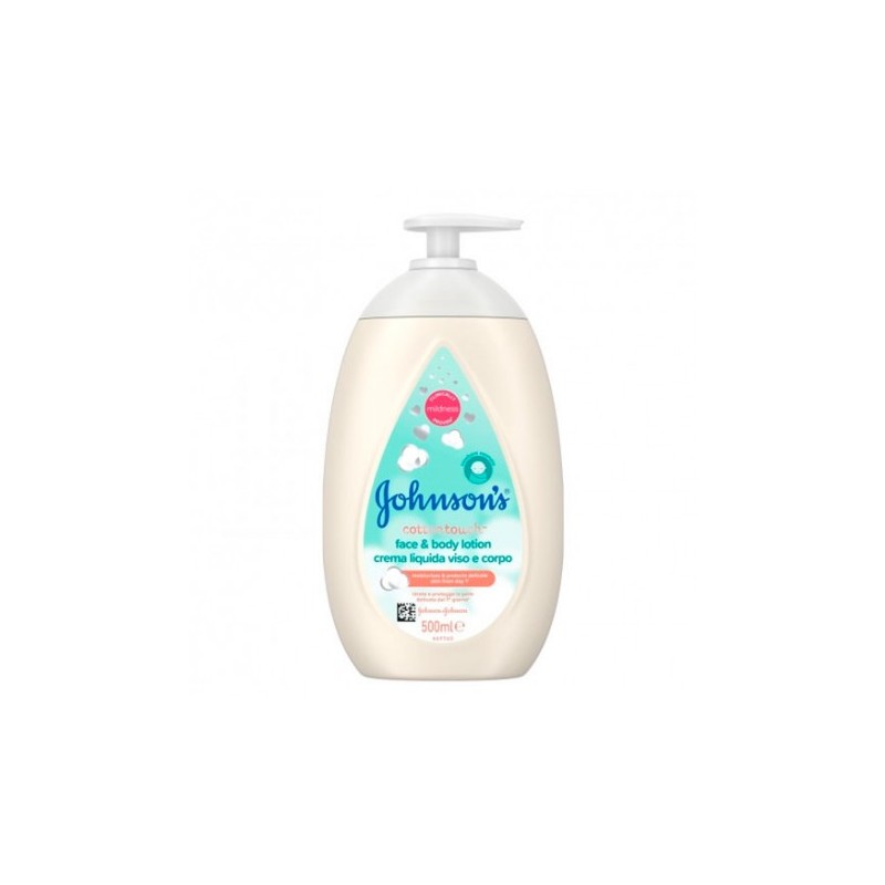 JOHNSONS FACE AND BODY LOTION COTTON TOUCH 500ML