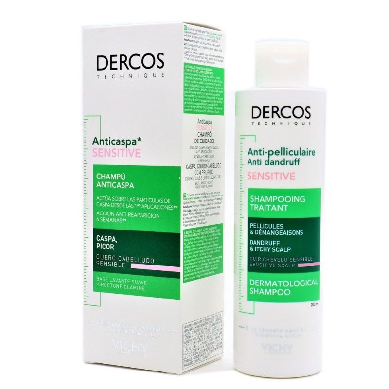 DERCOS CHAMPU ANTICASPA SENSITIVE 200 ML