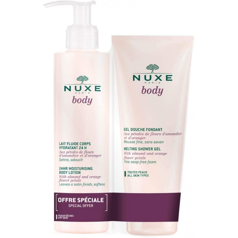 NUXE PACK  BODY LECHE CORPORAL 400 ML  +GEL DUCHA 200 ML