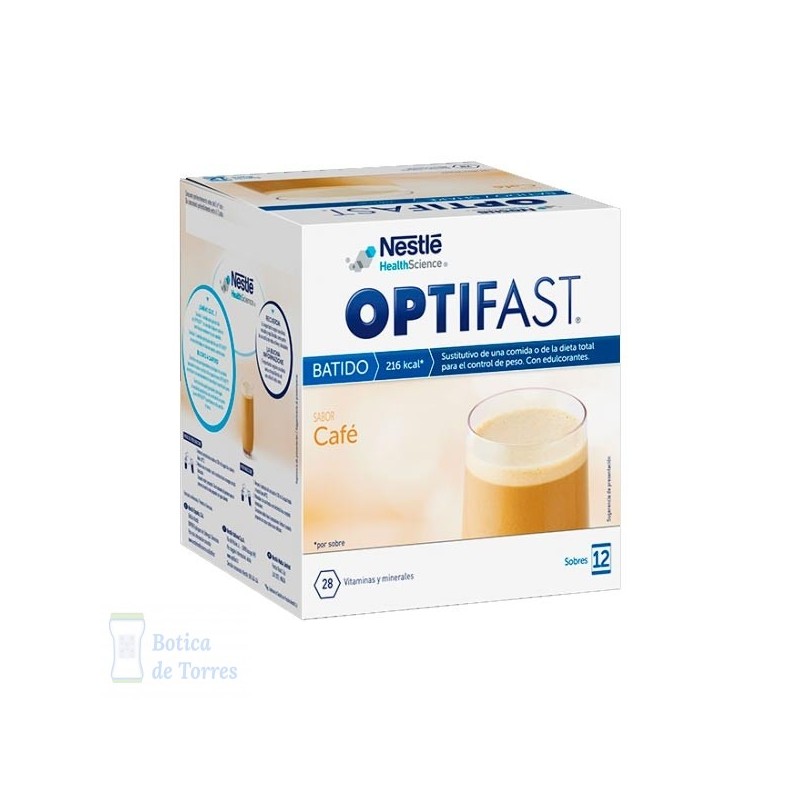 OPTIFAST BATIDO CAFE 12 SOBRES