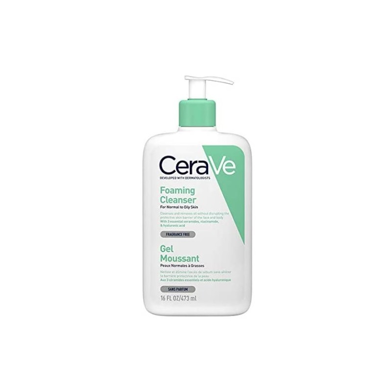 CERAVE GEL LIMPIADOR ESPUMOSO 473ML