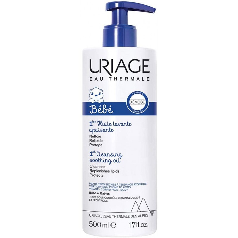 URIAGE BABY 1ST CLEANSING SOOTH OIL PB 500ML