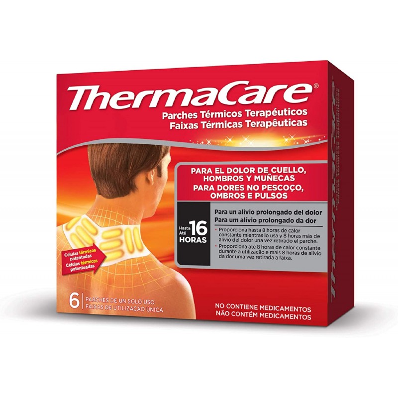 THERMACARE PARCHES PARA CUELLO, HOMBROS Y MUÑECAS 6 UDS