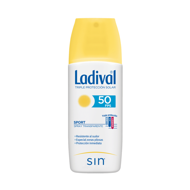 LADIVAL SPORT SPRAY TRANSPARENTE SPF50 150ML