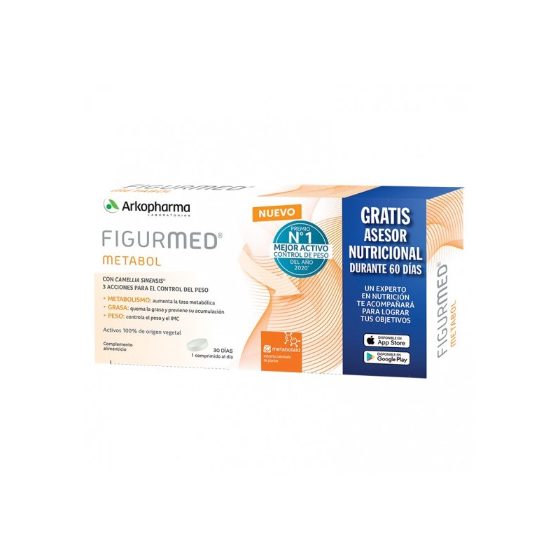 ARKOPHARMA FIGURMED METABOL 30 COMPRIMIDOS