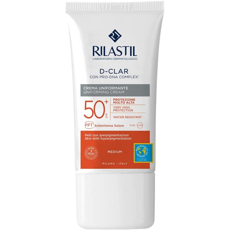 RILASTIL D-CLAR CREMA FOTOPROTECTORA UNIFORMADORA SPF50+ MED