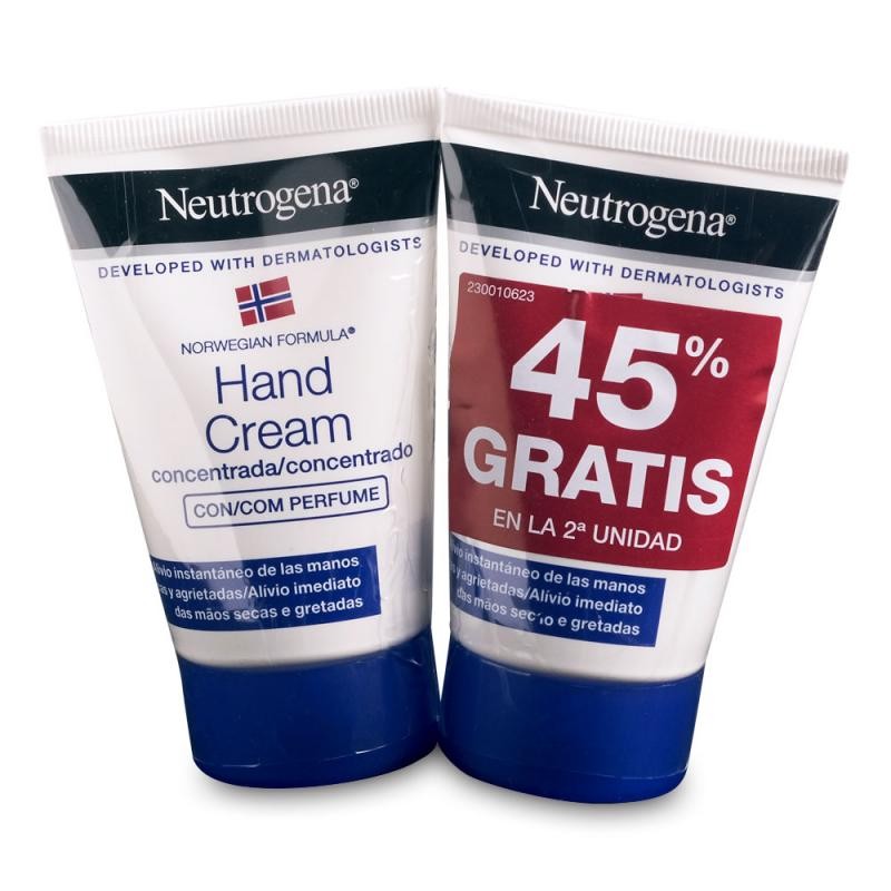 NEUTROGENA CREMA DE MANOS CONCENTRADA CON PERFUME 2X50ML