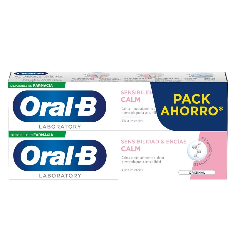 ORAL B PASTA ENCIAS Y SENSIBILIDAD CALM 2X100ML