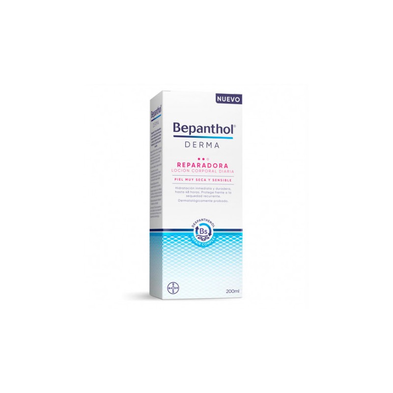 BEPANTHOL DERMA REPARADORA LOCION CORPORAL DIARIA 200 ML