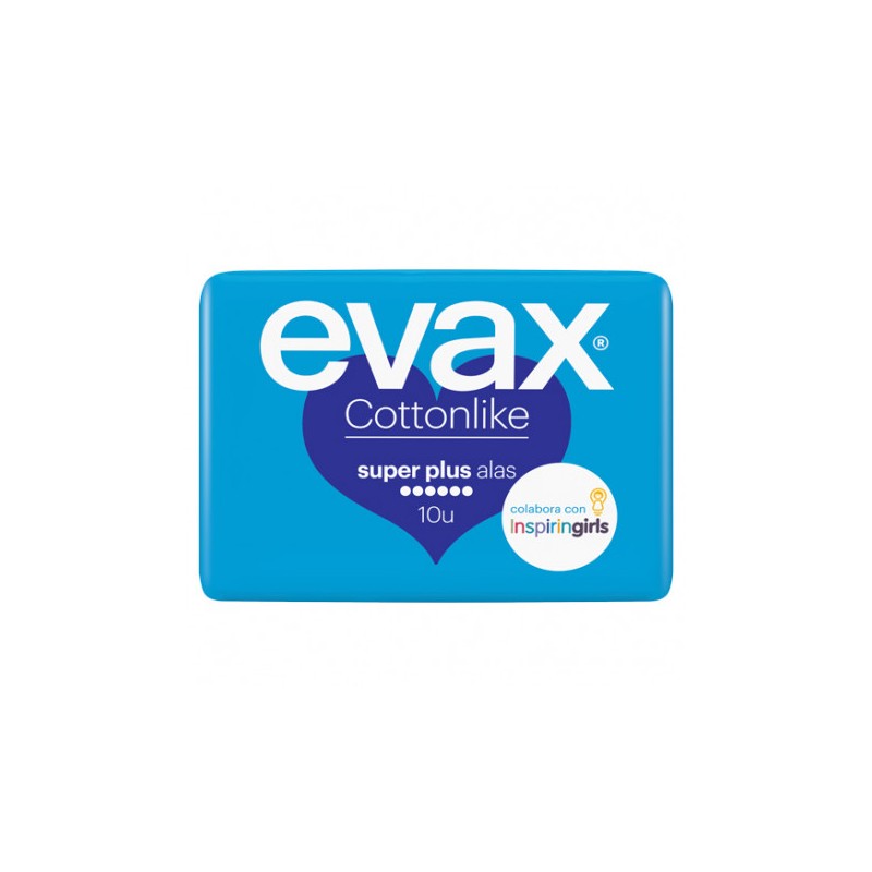 EVAX COTTONLIKE SUPER PLUS ALAS 10 UDS