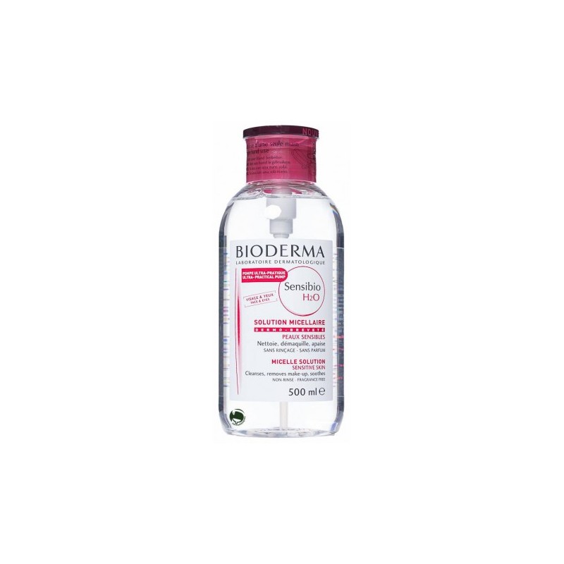 BIODERMA SENSIBIO H20 SOLUCION MICELAR 500ML BOMBA DOSIFICADORA