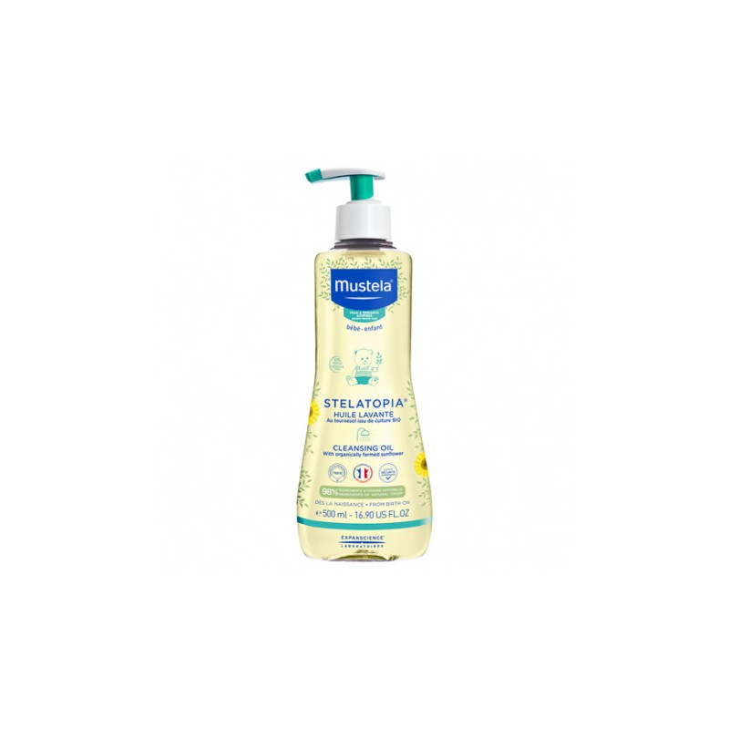 MUSTELA STELATOPIA ACEITE DE BAÑO 500ML