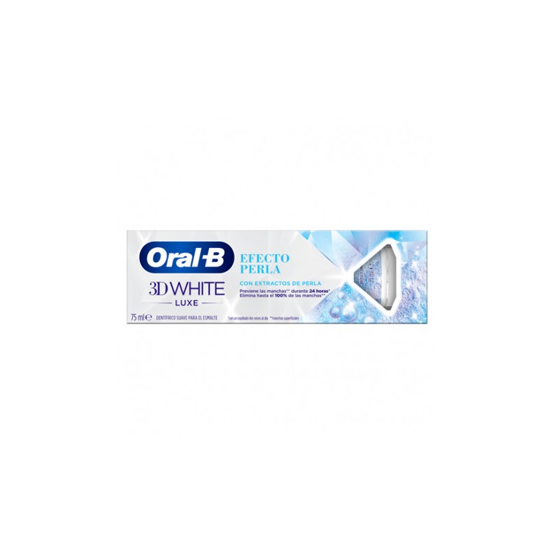 ORAL B 3D WHITE LUXE EFECTO PERLA 75 ML