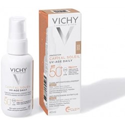 VICHY CAPITAL SOLEIL UV-AGE DAILY SPF50 CON COLOR 40ML 2