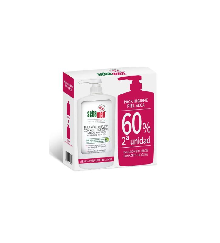 DUPLO SEBAMED ACEITE DE OLIVA 2X750ML