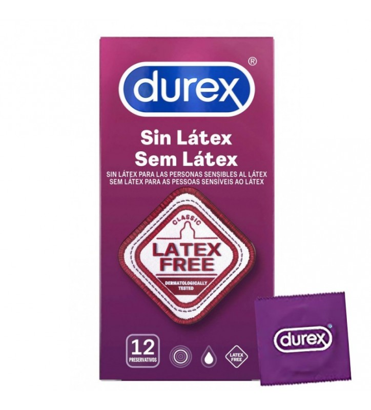 DUREX PRESERVATIVOS SIN LATEX 12 UDS