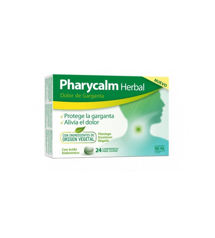 Pharycalm Herbal Dolor de Garganta 24 comp.