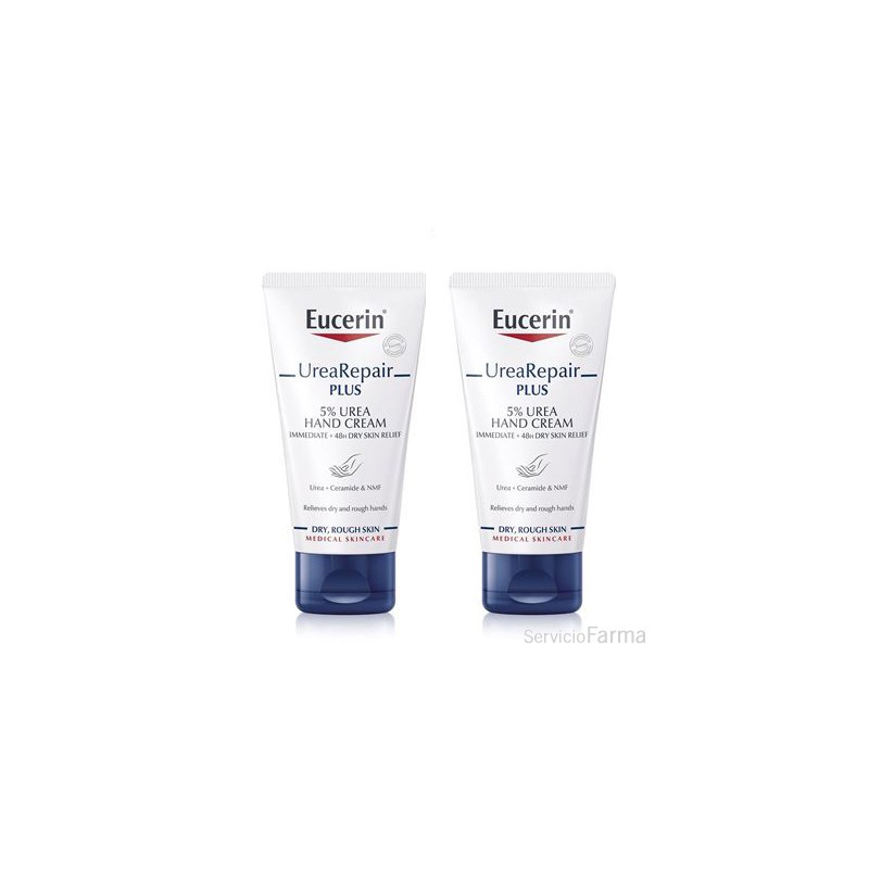 EUCERIN DUPLO CREMA MANOS UREA REPAIR PLUS 75 ML 50% SEGUNDA UNIDAD