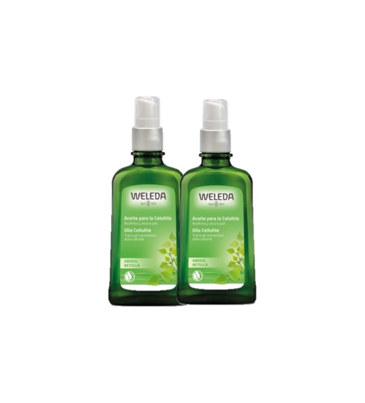 WELEDA PACK ACEITE CELULITIS ABEDUL 2x100 ML + CELULICUP