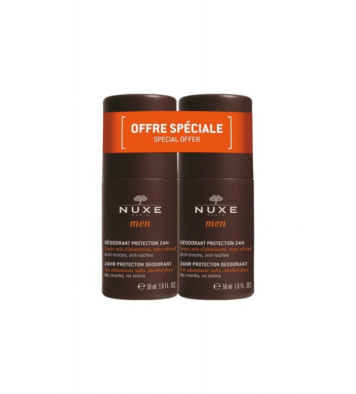 NUXE MEN DUPLO DESODORANTE ROLL ON 2x50ml