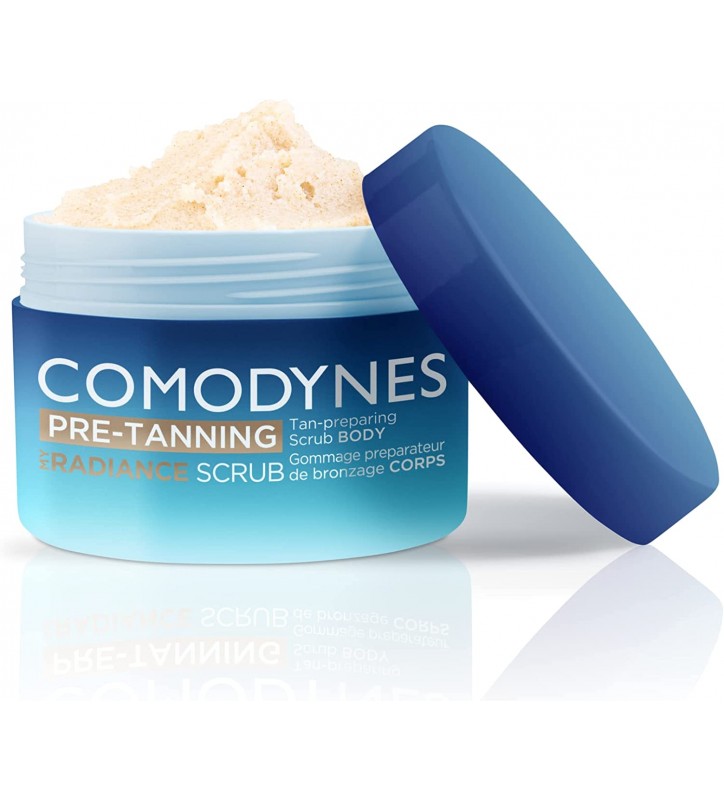 COMODYNES PRE TANNING SCRUB BODY 225G