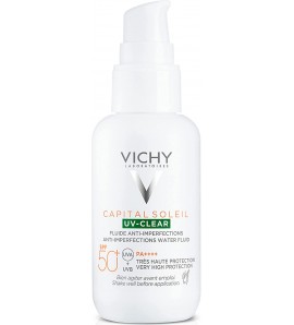 VICHY CAPITAL SOLEIL UV-CLEAR SPF 50+ FLUIDO AQUOSO ANTI-IMP