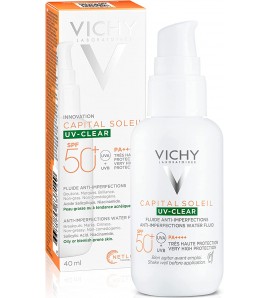 VICHY CAPITAL SOLEIL UV-CLEAR SPF 50+ FLUIDO AQUOSO ANTI-IMP 2
