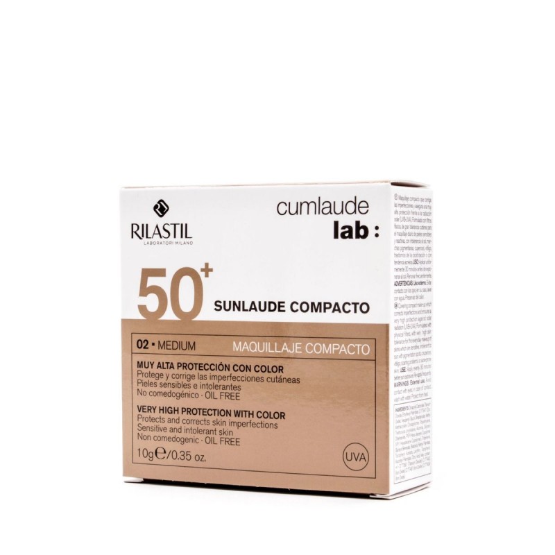 RILASTIL SUNLAUDE MAQUILLAJE COMPACTO SPF50 02 MEDIUM 10GR