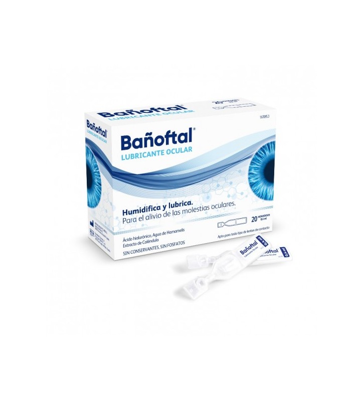 Bañoftal Monodosis gotas 20 x 0,4 ml.