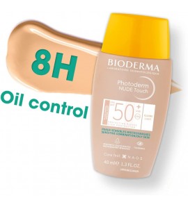 BIODERMA PHOTODERM NUDE TOUCH SPF50+ TONO MUY CLARO 40ML