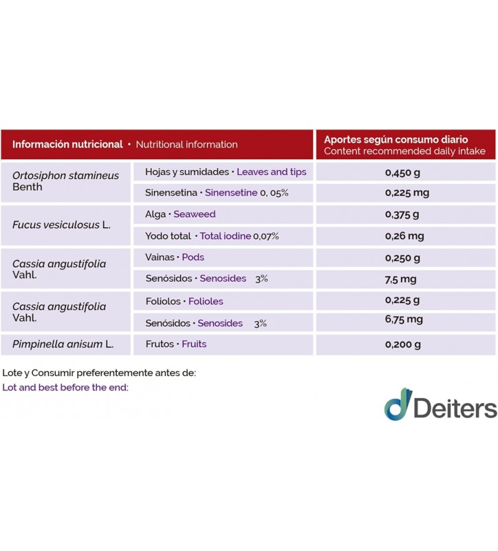 DEITERS REDUGRAS 40 SOBRES