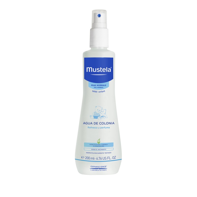 MUSTELA Agua de Colonia sin alcohol 200 ml