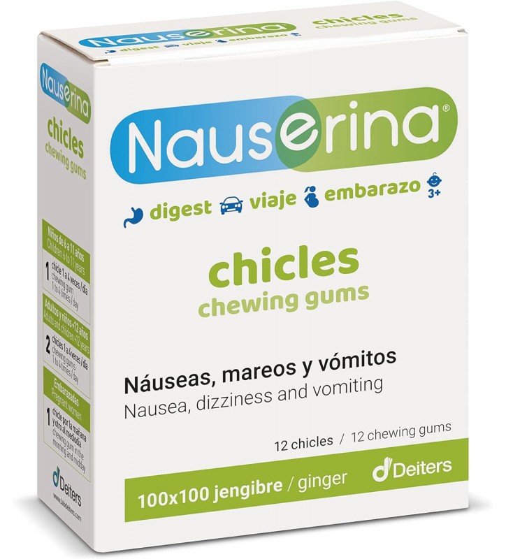 DEITERS NAUSERINA JENGIBRE 12 CHICLES