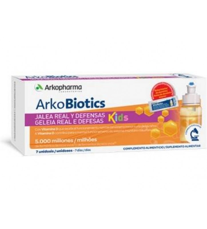 ARKOBIOTICS JALEA REAL Y DEFENSAS NIÑOS 7 UNIDOSIS