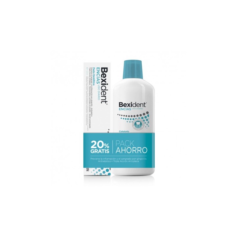 BEXIDENT ENCIAS PACK COLUTORIO 500ML + PASTA DENTIFRICA 125ML