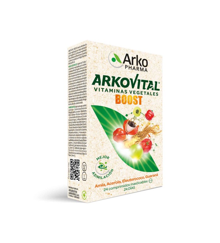 ARKOVITAL BOOST VITAMINAS VEGETALES 24 COMPRIMIDOS