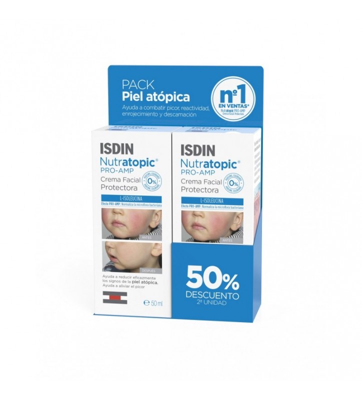 ISDIN NUTRATOPIC PRO AMP CREMA FACIAL 2x50ml