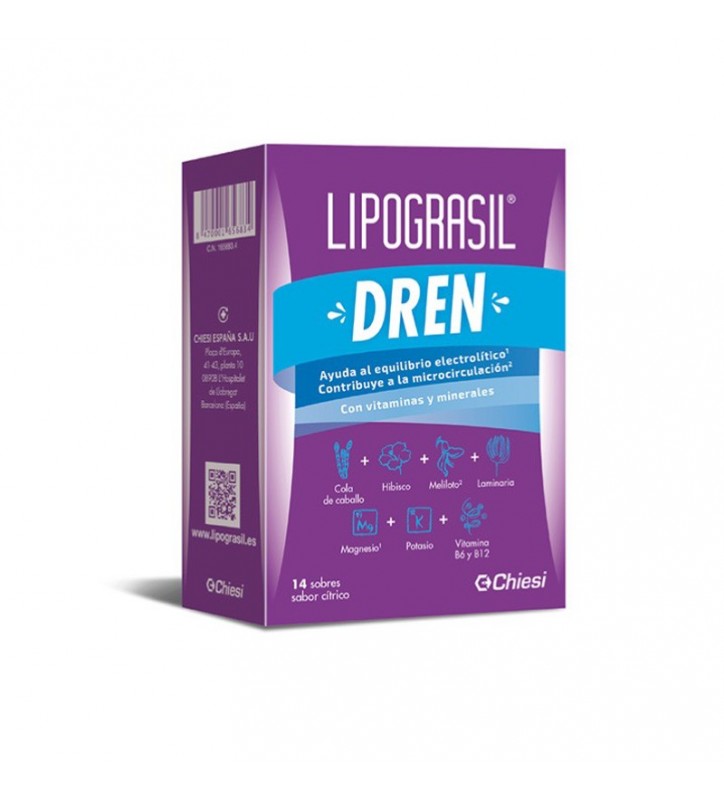 LIPOGRASIL DREN SABOR CITRICO 14 SOBRES