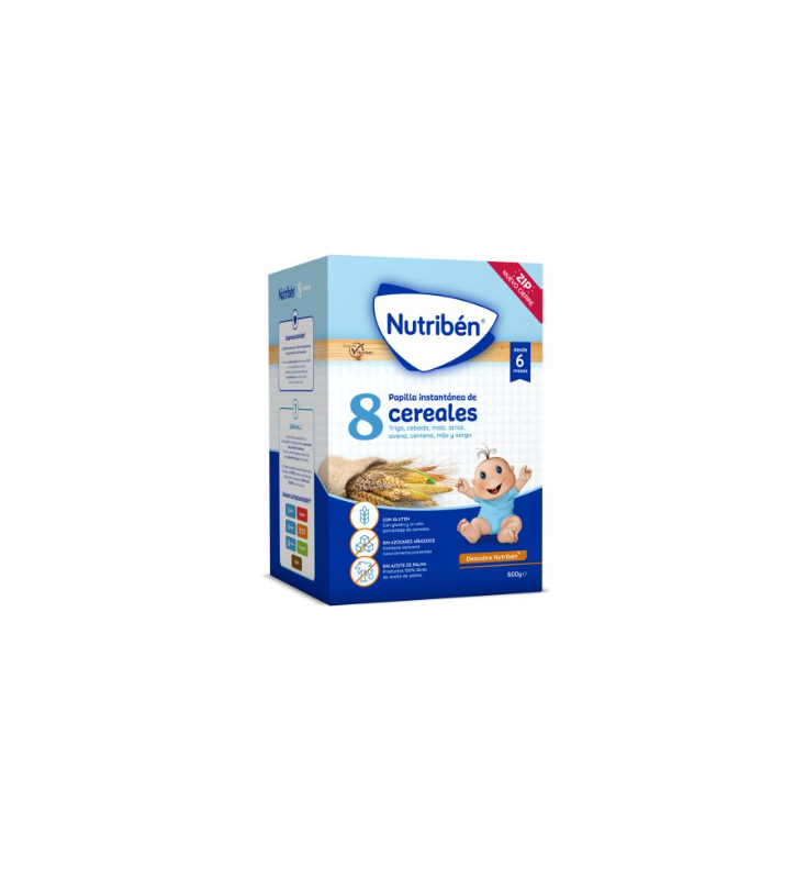 NUTRIBEN PAPILLA 8 CEREALES 600GR